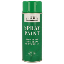 Spraymaling grønn blank 400 ml - Luxi